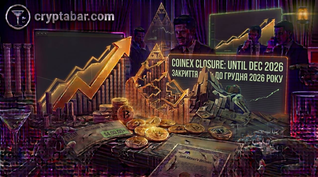 👀 CoinEx Exchange Announces Shutdown by December 2026