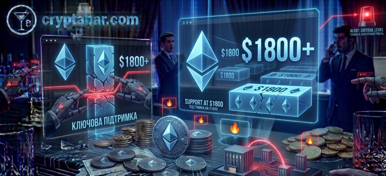 👀Ethereum на рівні ключової підтримки