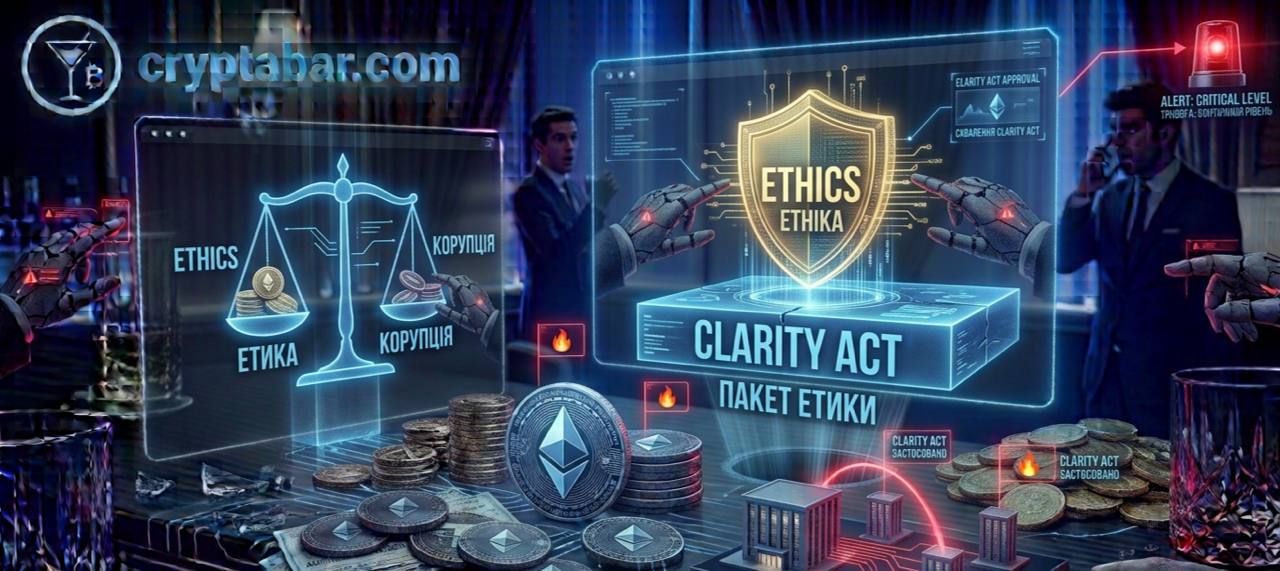 👀ЗМІ: Трамп схвалив пакет заходів з етики в CLARITY Act
